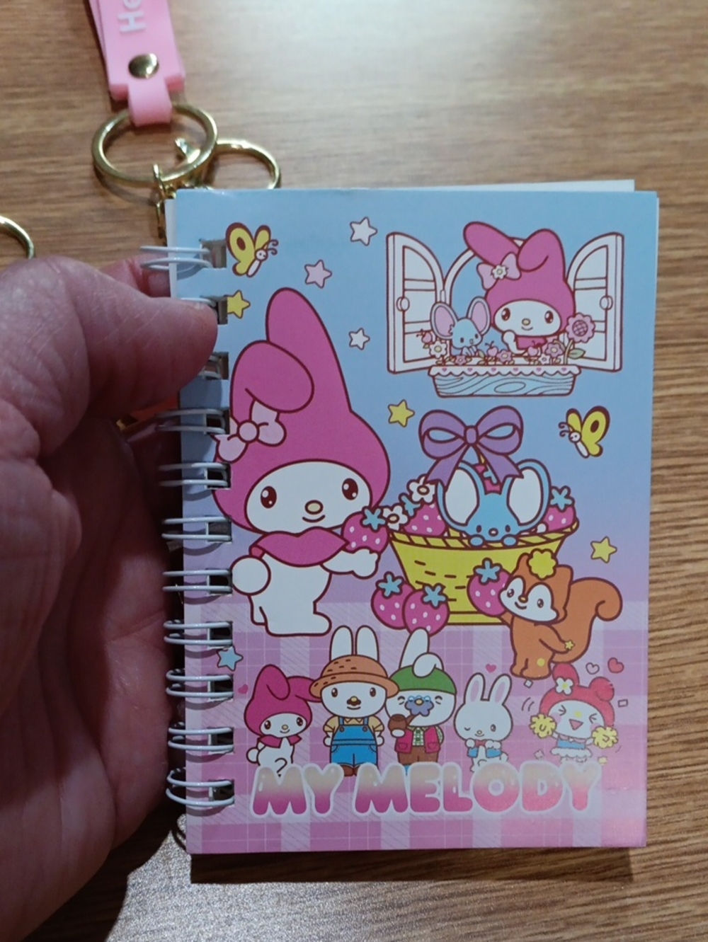 Hello Kitty Keychain And Mini Notebook Bundle - Picture 7 of 10